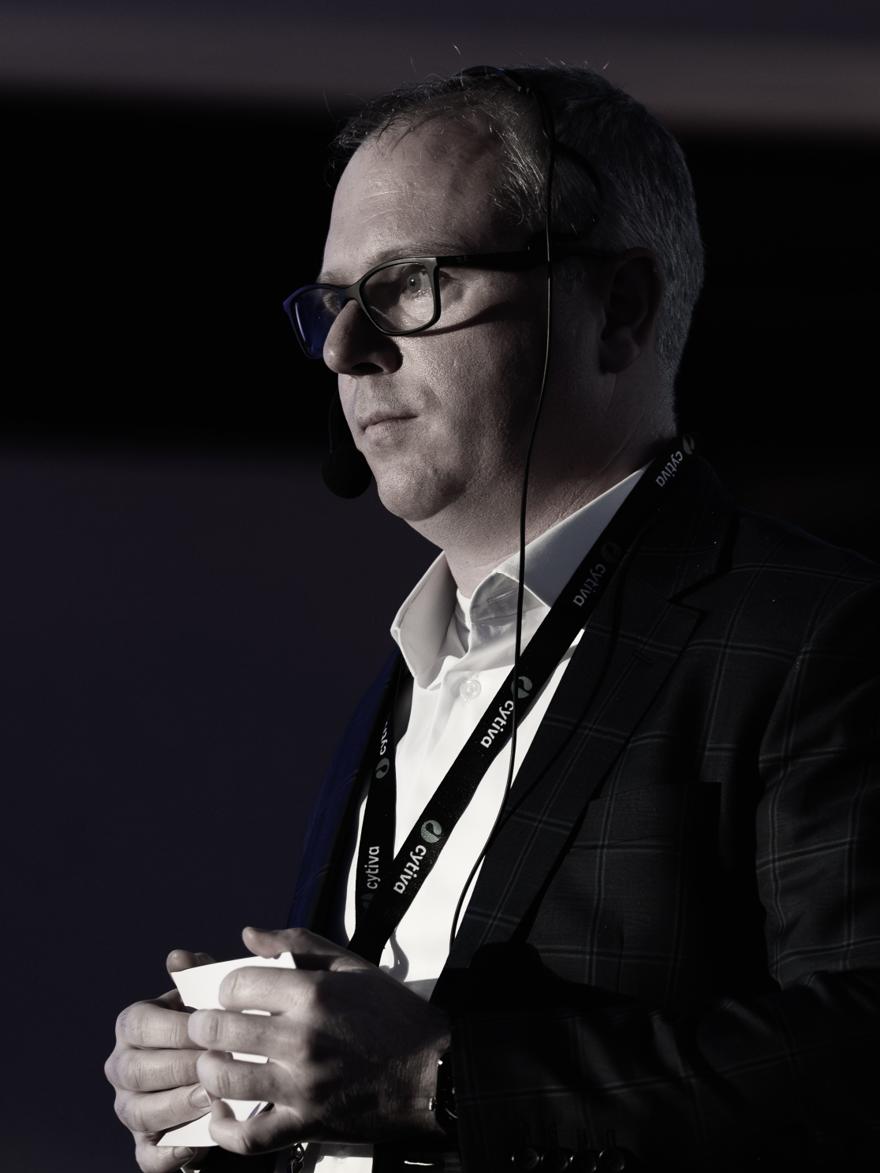 GBX Circle MEVO 2026 in London · &ldquo;Cultivated Seafood Scale&rdquo; session AC06 with Lou Cooperhouse from BlueNalu at the GBX Circle backdrop, photographed by P. Basanez for the Circle. MEVO Royal Lancaster London, connecting today&rsquo;s decisions with a deep heritage in cultivated seafood · meatevo.com